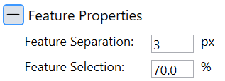 Feature properties