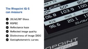 Rhopoint IQ-S Goniophotometer 20/60/85
