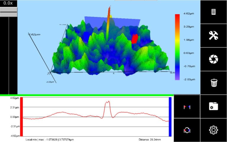 optimap 3 screen graph