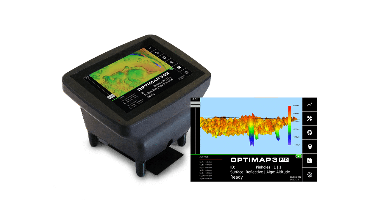 Optimap 3 Product and Analysis Screen