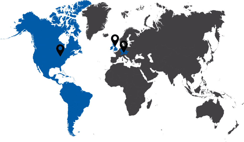 Rhopoint Isntruments world locations map