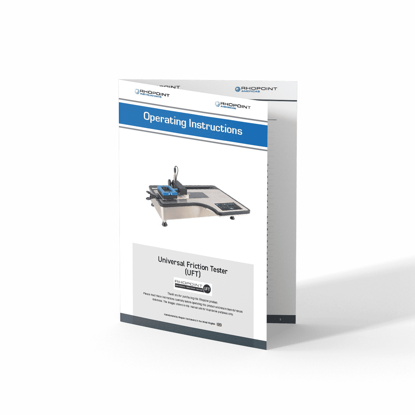 Rhopoint Universal Friction Tester (UFT) Manual Mockup