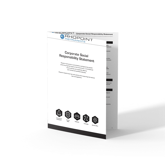 Mockup for Corporate Social Responsibility Statement