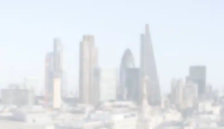 View through glass with high haze