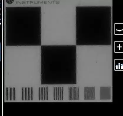 Rhopoint ID software showing the measured graticule image