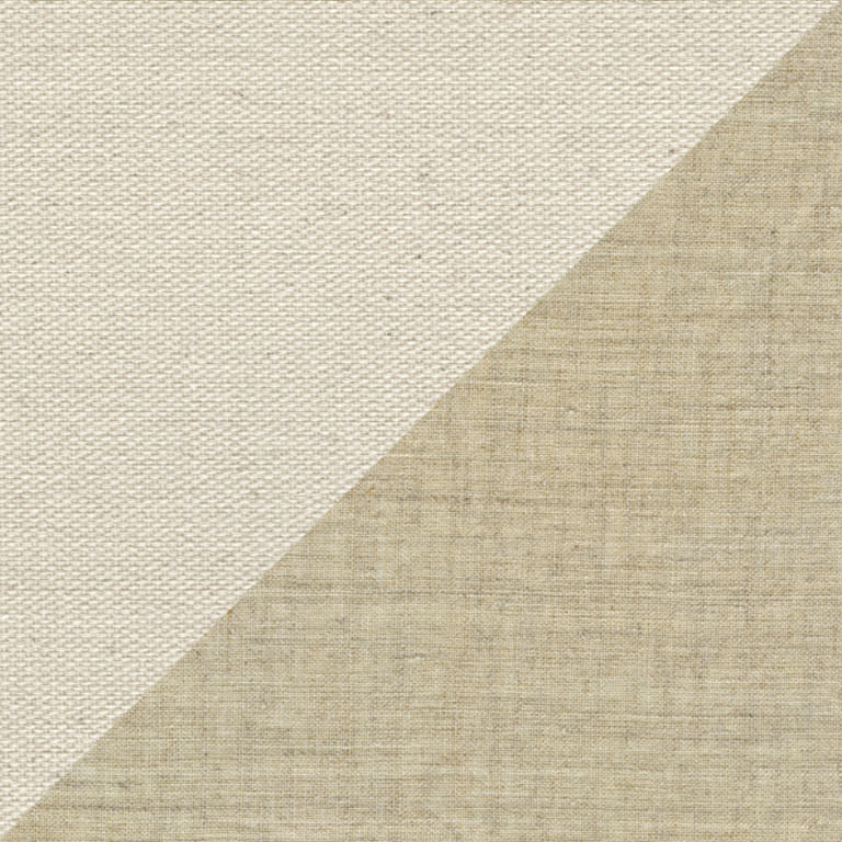 Seamless linen canvas with a low gloss measurement